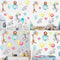 Cartoon Balloon Elephant Wall Stickers Kids Rooms Bedrooms Room Living H4T4