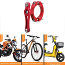 Bike Water Bottle Holder Adapter Double Screws MTB Cup Rack Clip (Red) Newly