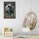 Full Embroidery Handmade Black Witch Counted DIY 11CT Canvas Cross Stitch K