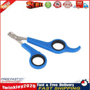 Pet Nail Toe Clipper Scissors Stainless Steel Dog Claw Cutter(Blue Black) Newly