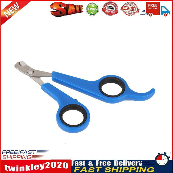 Pet Nail Toe Clipper Scissors Stainless Steel Dog Claw Cutter(Blue Black) Newly