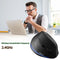 ZEALOTES F-35 Rechargeable Wireless Mice 3 Gears 2400DPI Upright Ergonomic Mouse