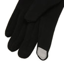 Women Touch Screen Mittens Sheep Wool Winter Lace Glove (Black)