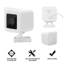 2pcs Waterproof Case for Wyze Cam V3 Security Camera Cover Skin (White) Newly