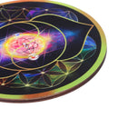 Pendulum Handmade Coasters Wooden Pendulum Board Slice Wood Base Flower of Life