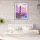 Diamond Painting Kit Lighthouse Full Round Drill DIY Mosaic Picture Home Deco