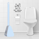 Golf Toilet Brush - Wall Mounted Toilet Brush with Long Handle (Sky Blue) Newly