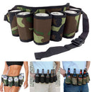 Adjustable Handy Beverage Wine Bottle Holder Pocket for Outdoor Camping Hikin