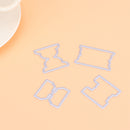 4pcs DIY Metal Embroidery Stencil Scrapbook Craft Cutting Die Newly