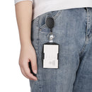 Cover ID Card Badge Holder Name Card Retractable Badge Holder Card Sleeve