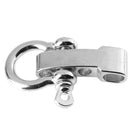 Zinc Alloy Metal Buckle Shackle for Paracord Bracelet Outdoor Survival Tool