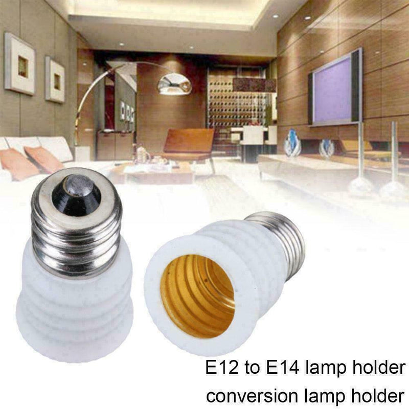 Screw E12 CES To E14 SES Light Bulb Adapter Converter DIY Holder Household W5L2