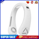 #A 4000mAh Air Conditioner Cooling Hanging Neck Fan Leafless Personal Wearable F