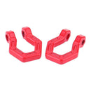 4Pcs Red Trailer Hook Bumper D-ring for 1/10 RC Crawler Traxxas TRX4 Axial Newly