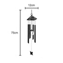 Garden Decor Pendant Bell LED Light Wind Chimes Solar Wind Chime Lights