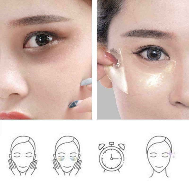 60xHyaluronic Acid Repair Eye Patches Remove Dark Circles Moisturizing Eye I8K4
