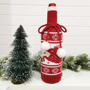 Home Knitting Stoppers Bag Wine Bottle Cover Xmas Decorations Merry Christmas