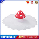 Silicone Cup Lid Transparent Heat-resistant Dustproof Reusable (Red Head)