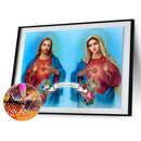 QINGCHU 5D Diamond Painting, DIY Cross Stitch Embroidery Painting Kits, Character