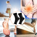 #A 1 Pair Anti Fatigue Compression Foot Sleeve Ankle Support Breathable Sport So