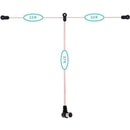Aerial FM Antenna 75 Ohm F Type Male Plug For Home Radio Signal Stereo I8X2