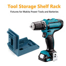 2 in 1 Machine Holder Portable Plastic Battery Holder Stand for Makita 14.4V-18V
