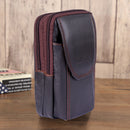Male Pure Color Mobile Phone Holder Three-layer Jogging Sports Running Bags