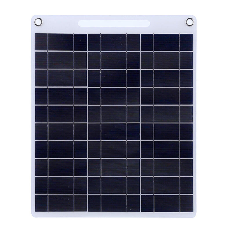 30W Outdoor Solar Panels Cell 5V USB Portable Solar Smartphone Battery Charger