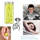 Soft Sponge Noise Reduction Earplugs Slow Rebound Earplugs (120pcs Yellow) Newly
