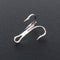 50pcs Barbed Crank Sharp Fishing Hooks Tackles with 3 Anchors (4
