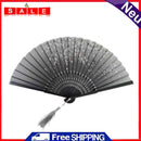 Chinese Style Silk Folding Fan Party Ornaments Dance Hand Fans (Style 29)