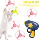 Cats Interactive Toys Flying Saucer Luminous Dragonfly Disc (Dark Blue) Newly
