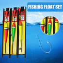 3pcs Fishing Slip Bobbers Floating Buoy Rock Fishing Line Long Tail Floating