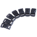 50pcs 10mm Side Release Buckles Webbing for Paracord Bracelet Backback