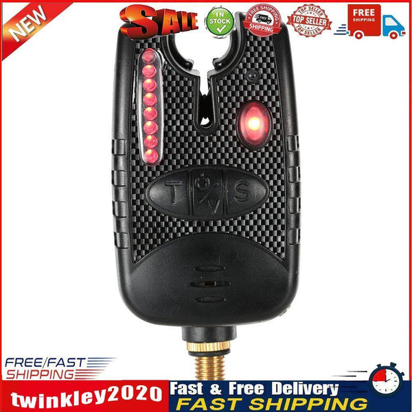 Multifunction Fishing Alarm 8 LED Fishing Alerts for Fishing Rod (Red) Newly