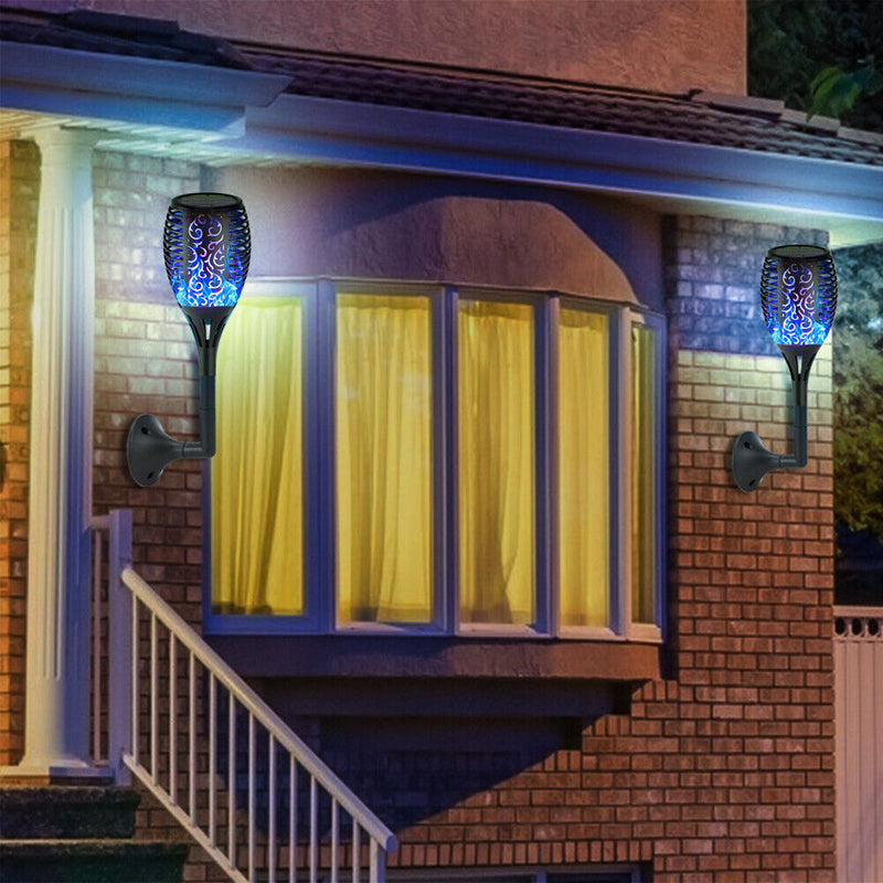 Landscape Solar Flame Torch Light Waterproof Garden Yard Street Lamp (6pcs)