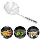 Stainless Steel Skimmer Wire Colander Spicy Noodle Fishing Line Leak Spoon