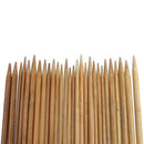 75pcs Bamboo Crochet Hook Carbonized Double Tips Carbonized Bamboo Str