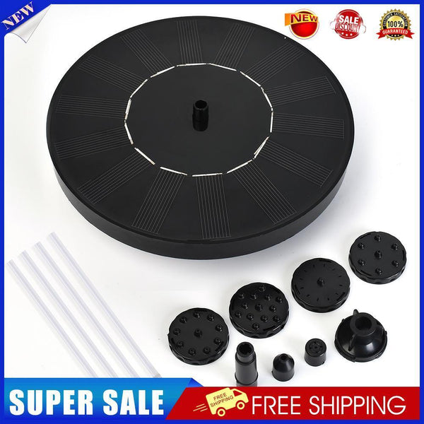 Solar Powered Pool Pond Bird Bath Solar Water Fountain Pump Kit (1.0W)