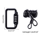 Lock Anti-theft Lock Bike Cable Lock Password Bicycle Lock Electric Vehicle