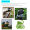 #A 6pcs Outdoor Camping Carabiner Clips Hiking Mountaineering Buckle Gadgets