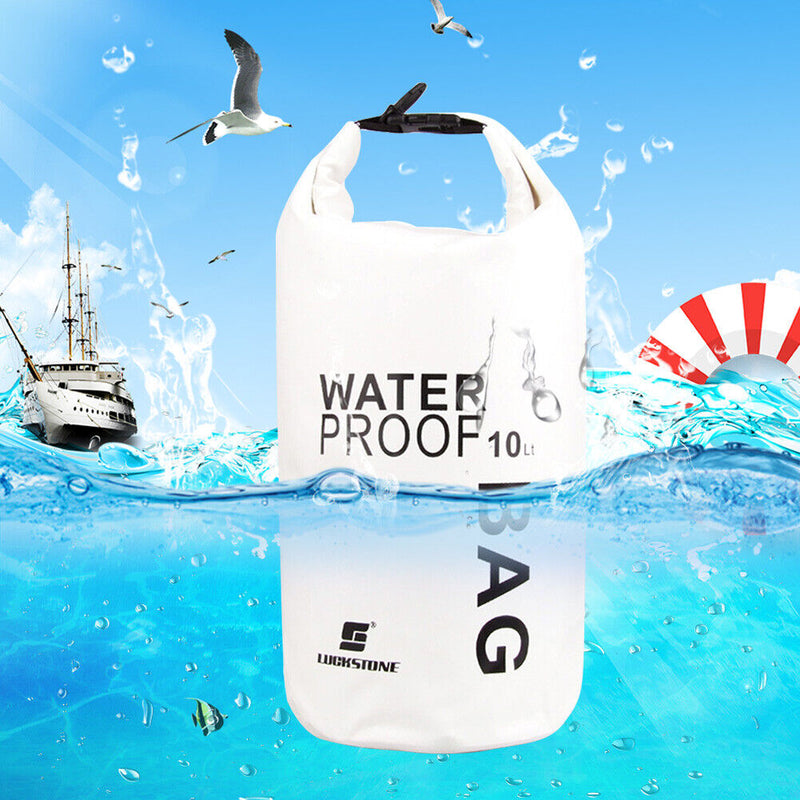 3x Waterproof Dry Bag Sack Swimming Kayak Canoe Boating Drift Storage Pouch