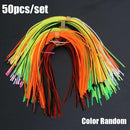 Sinking Soft Fishing Lures Beard Jig Bait Silicone Skirts Windless Rubber Squid