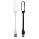 10pcs LED USB Night Light Desk Book Light Portable Lamp Bendable(White)