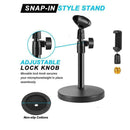 Desktop microphone stand upgraded adjustable desk stand B micro holder with P2I9