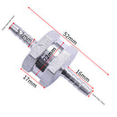 Aluminium Alloy Fuel Non Return Check Valve Car Petrol One Way Air Valve Newly