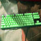 104pcs Universal Mechanical Keyboard Keycaps PC Bakclit Key Cap Set (Green)