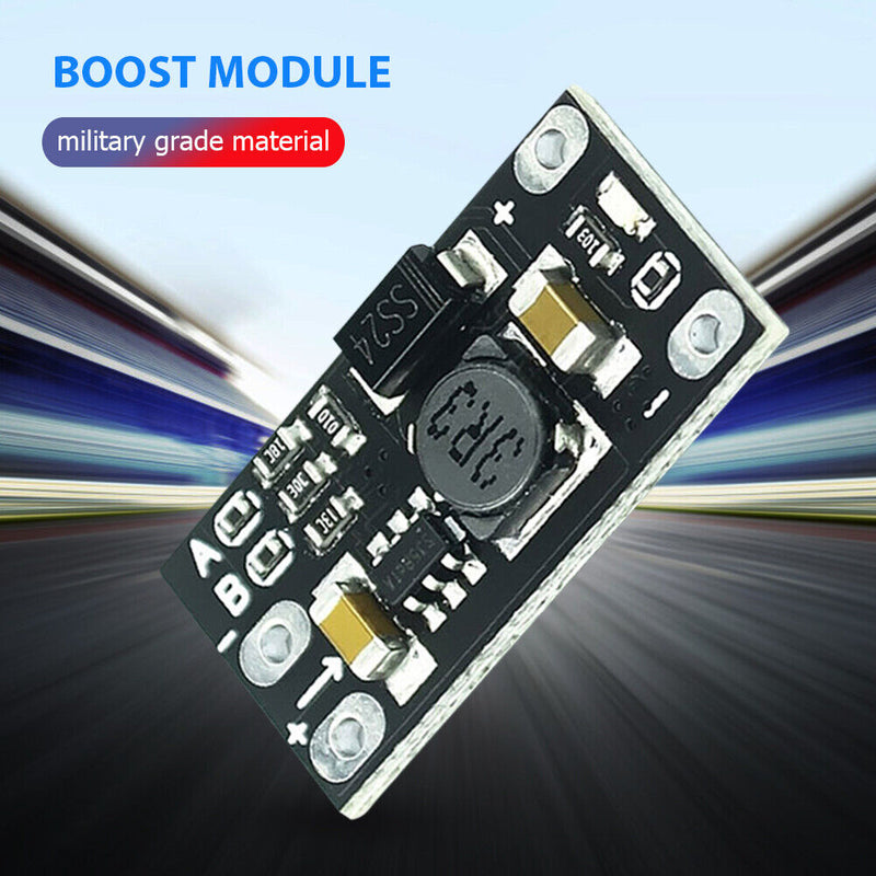 Lithium Battery Boost 3.7V to 12V DC-DC Step Up Board Supports 5/8/9/12V Output