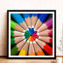 5D DIY colorful pencil round diamond painting E753