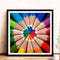 5D DIY colorful pencil round diamond painting E753